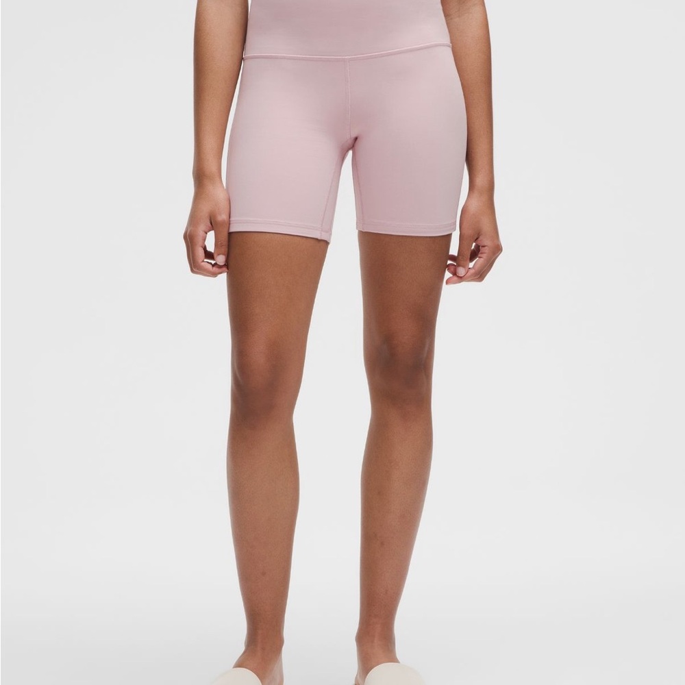 NWT lululemon Align High-Rise Short 6” pink haze, size 8